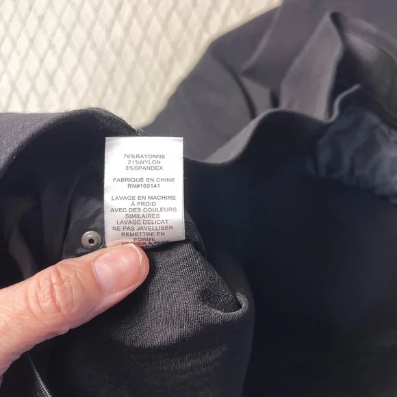 2 pairs For $30-89th & Madison Black Comfort Waist Pants-NWT - Picture 9 of 9